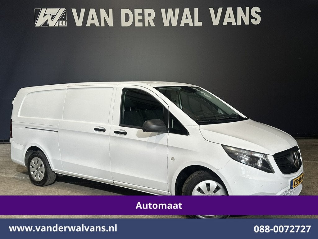 Mercedes-Benz Vito 114 CDI 9G-Tronic Automaat L3H1 Euro6 Air, Auto's, Bestelauto's, 4 cilinders, Lichtsensor, 2500 kg, Wit