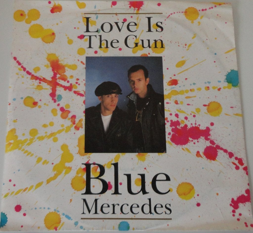 Blue Mercedes > Love is the gun, Ophalen of Verzenden, Gebruikt, 7 inch, Pop