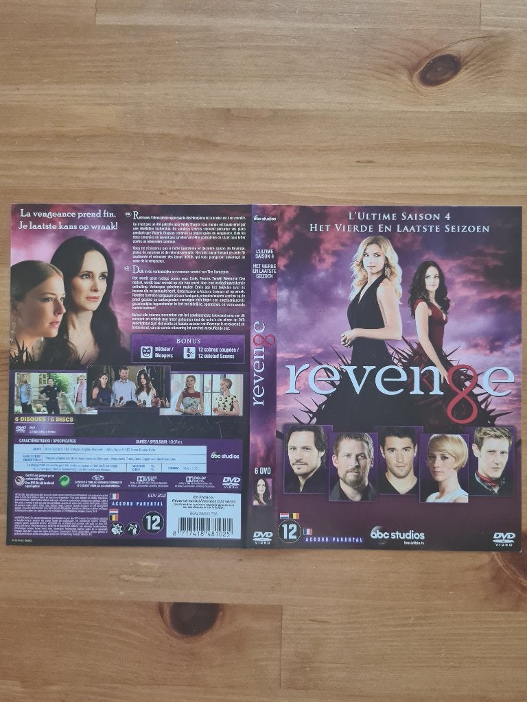 Revenge - Seizoen 4 - DVD Boxset, Vanaf 12 jaar, Ophalen of Verzenden, Zo goed als nieuw, Actie en Avontuur