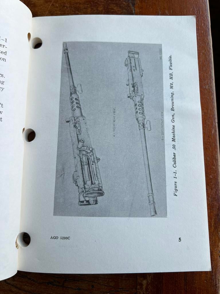 WO2 Vietnam .50 cal BMG etc AA mount voorschrift 1968, Verzamelen, Amerika, Ophalen of Verzenden, Boek of Tijdschrift, Landmacht