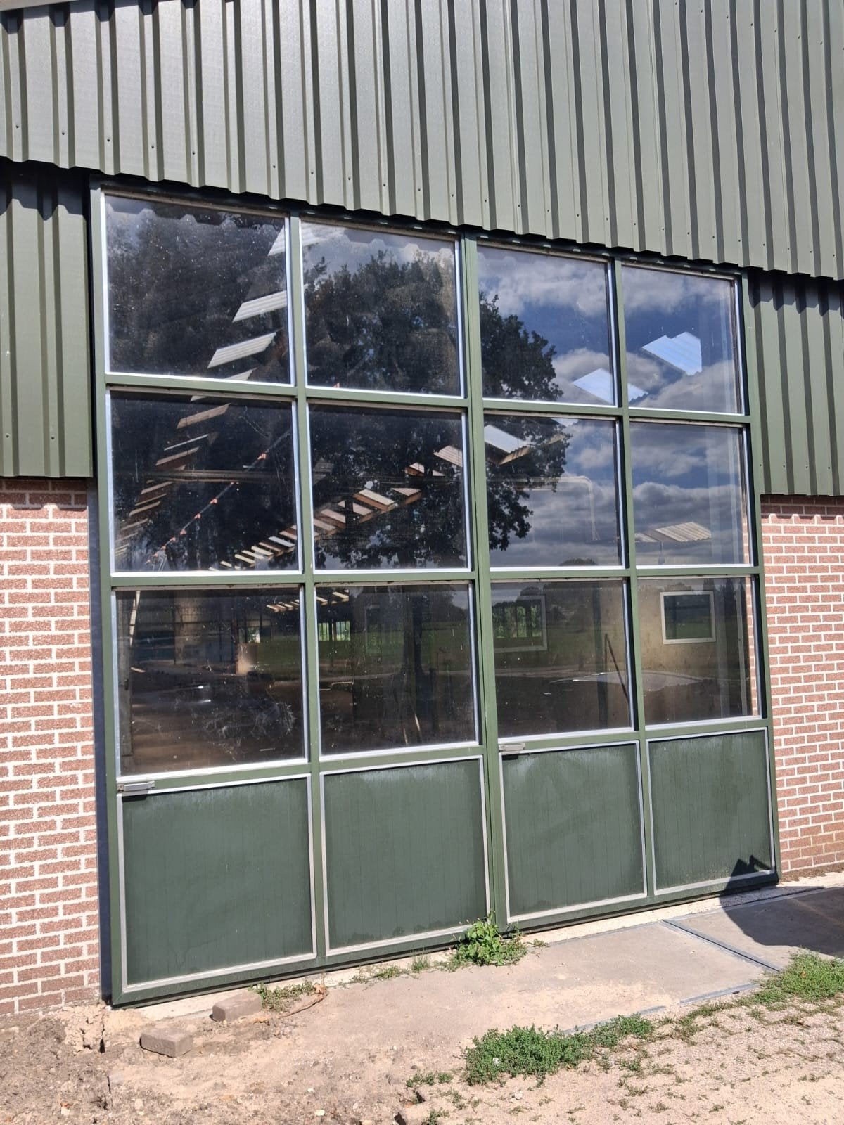 aluminum schuifdeuren, Ophalen, Hout, 225 cm of meer, Schuifpui