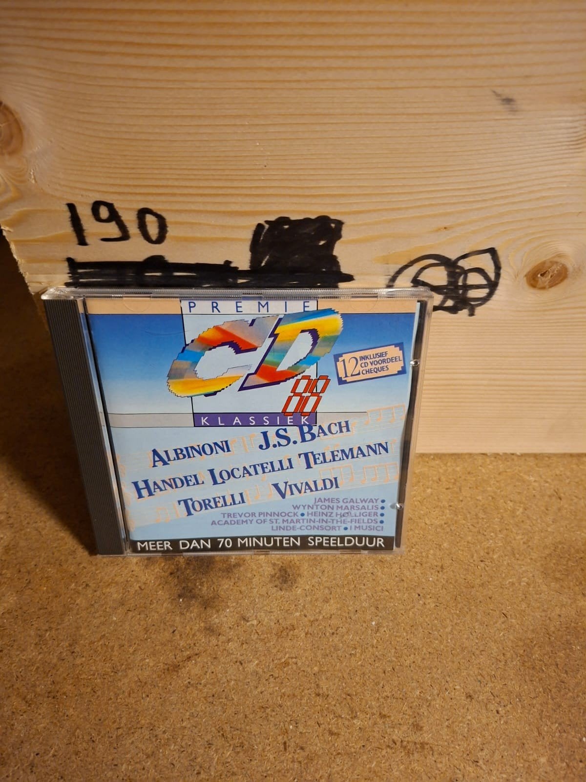 Klassieke CD: Bach, Handel, Vivaldi e.a. - Meer dan 70 min, Gebruikt, Ophalen of Verzenden, Orkest of Ballet, Inclusief doosje