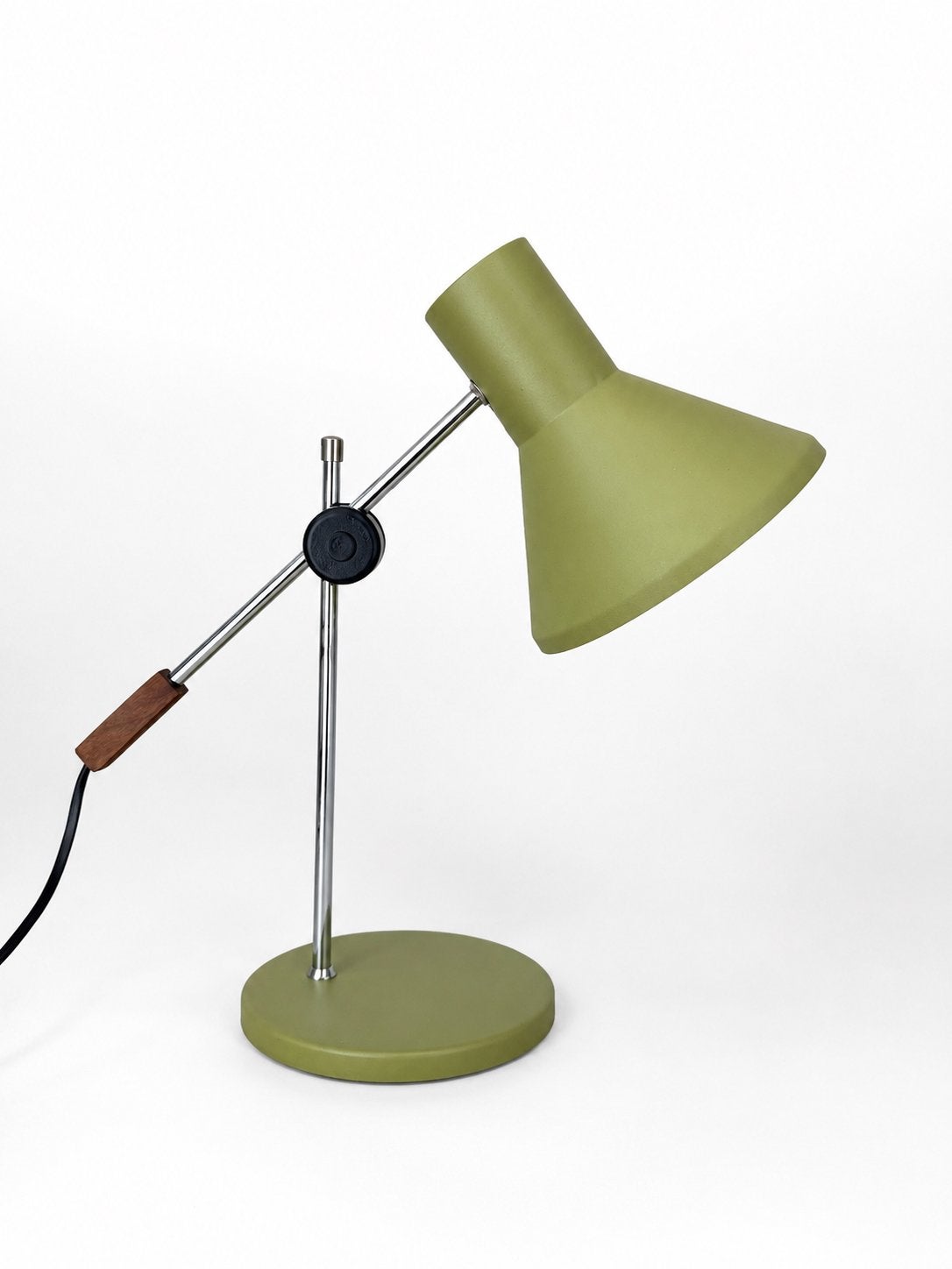 Vintage jaren ‘60 Anvia Almelo bureaulamp J.J.M. Hoogervorst, Bureaulamp, Gebruikt, Overige merken, 35 cm