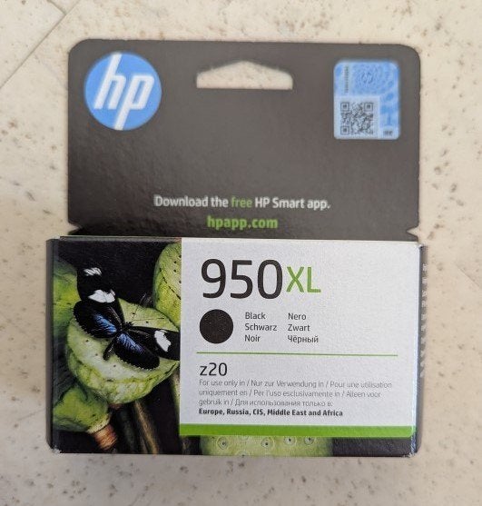 Inktcartridge HP 950XL  CN045AE HC Zwart, Ophalen of Verzenden, Nieuw, Cartridge, HP origineel