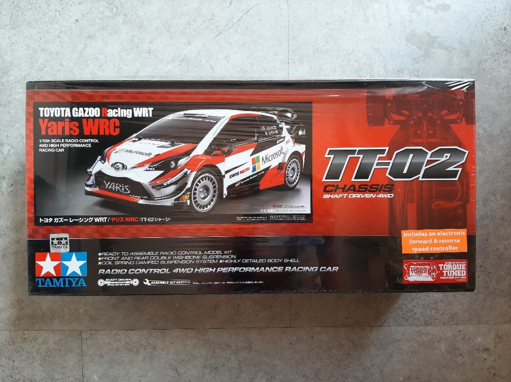 Tamiya 58659 RC Toyota Gazoo Racing WRT / Yaris WRC TT-02, Elektro, Nieuw, Ophalen of Verzenden, Schaal 1:10