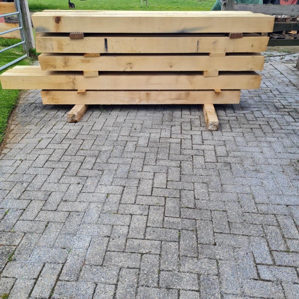 Eiken balken 15x15 cm, Ophalen, Eiken, Nieuw, 200 tot 250 cm