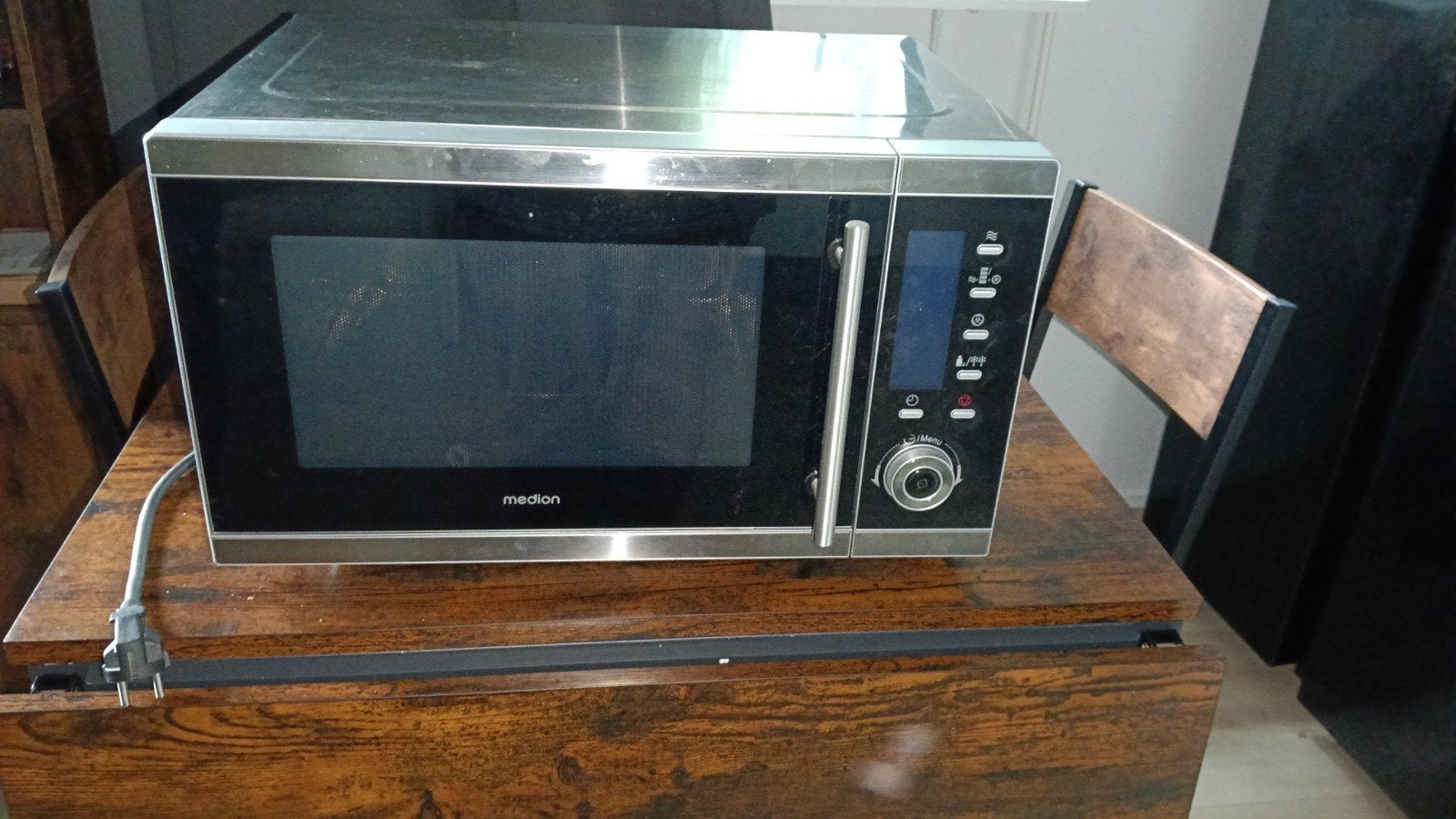Medion Combi magnetron, Witgoed en Apparatuur, Ophalen, Combimagnetron, Gebruikt, Draaiplateau