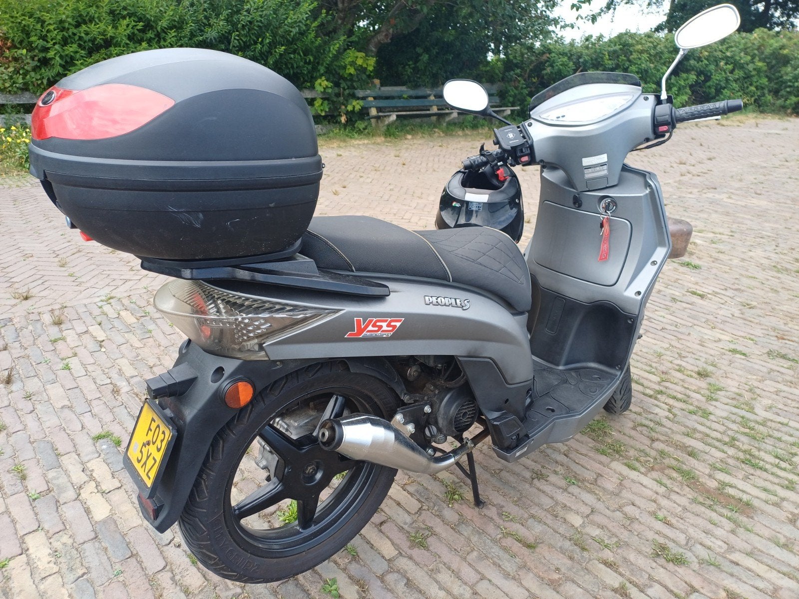 Kymco People S 50cc Scooter uit 2014 - Grijs, Ophalen, Gebruikt, Maximaal 45 km/u, People S