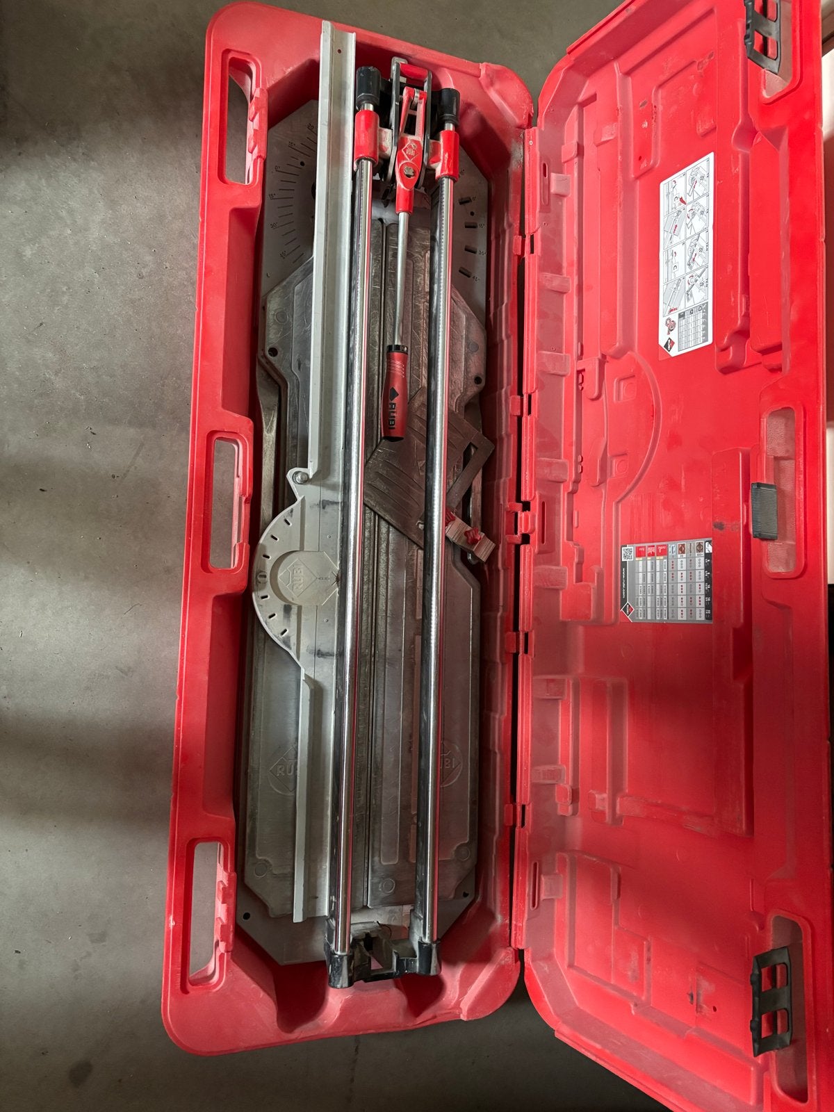 Rubi TX-900 Tegelsnijder - Professioneel en Robuust, Ophalen, Gebruikt, Snijgereedschap, Rubi