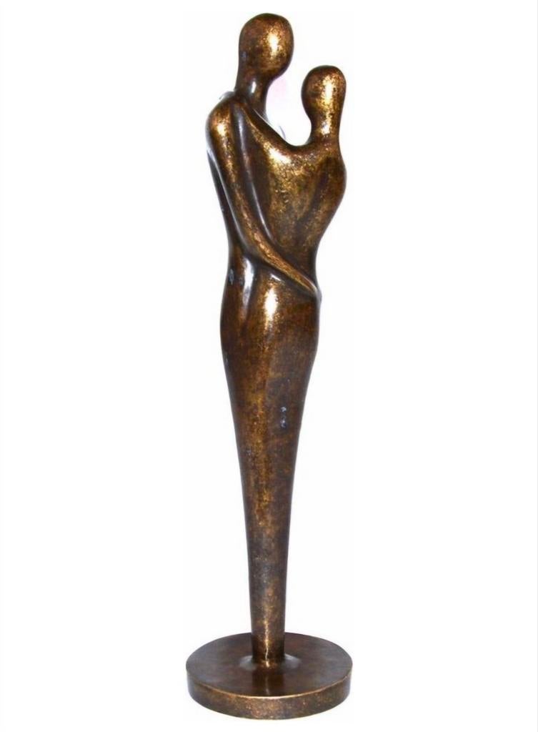 Bronzen beeld liefdespaar - 44cm hoog - Nieuw!, Ophalen of Verzenden