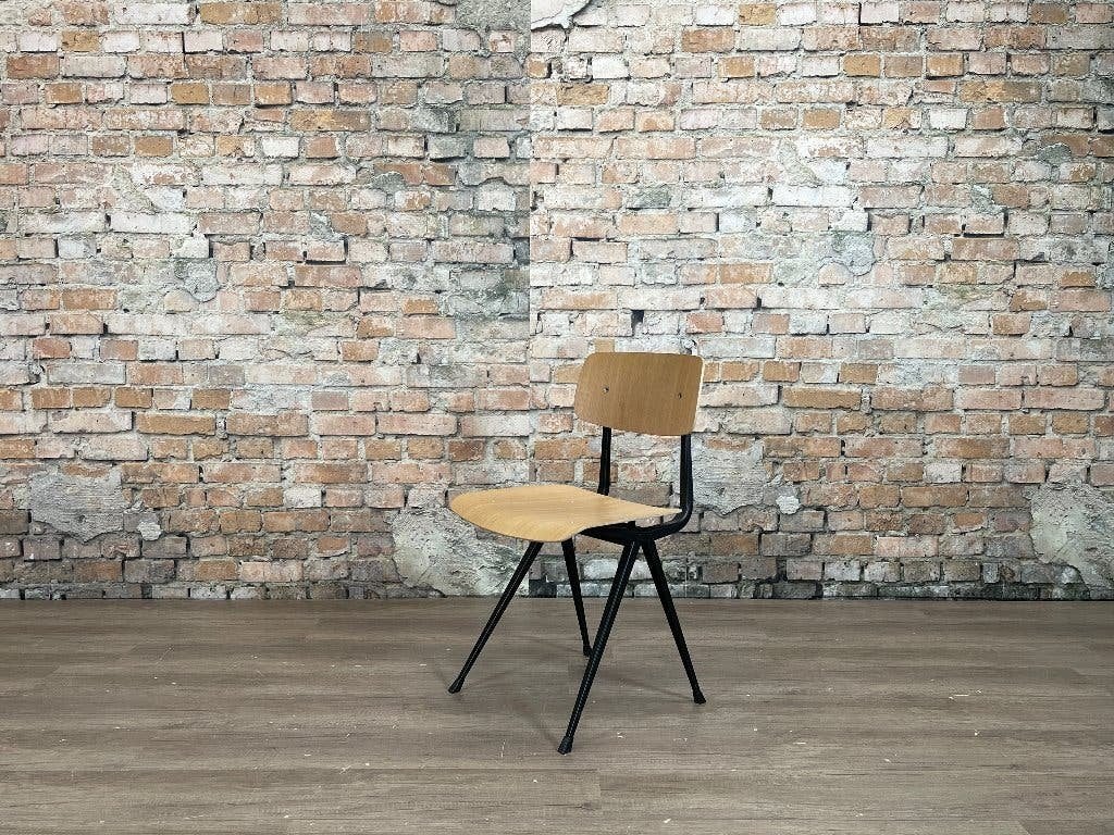 HAY Result Stoel – eiken | Friso Kramer & Wim Rietveld, Huis en Inrichting, Ophalen, Kunststof, Zwart, Design