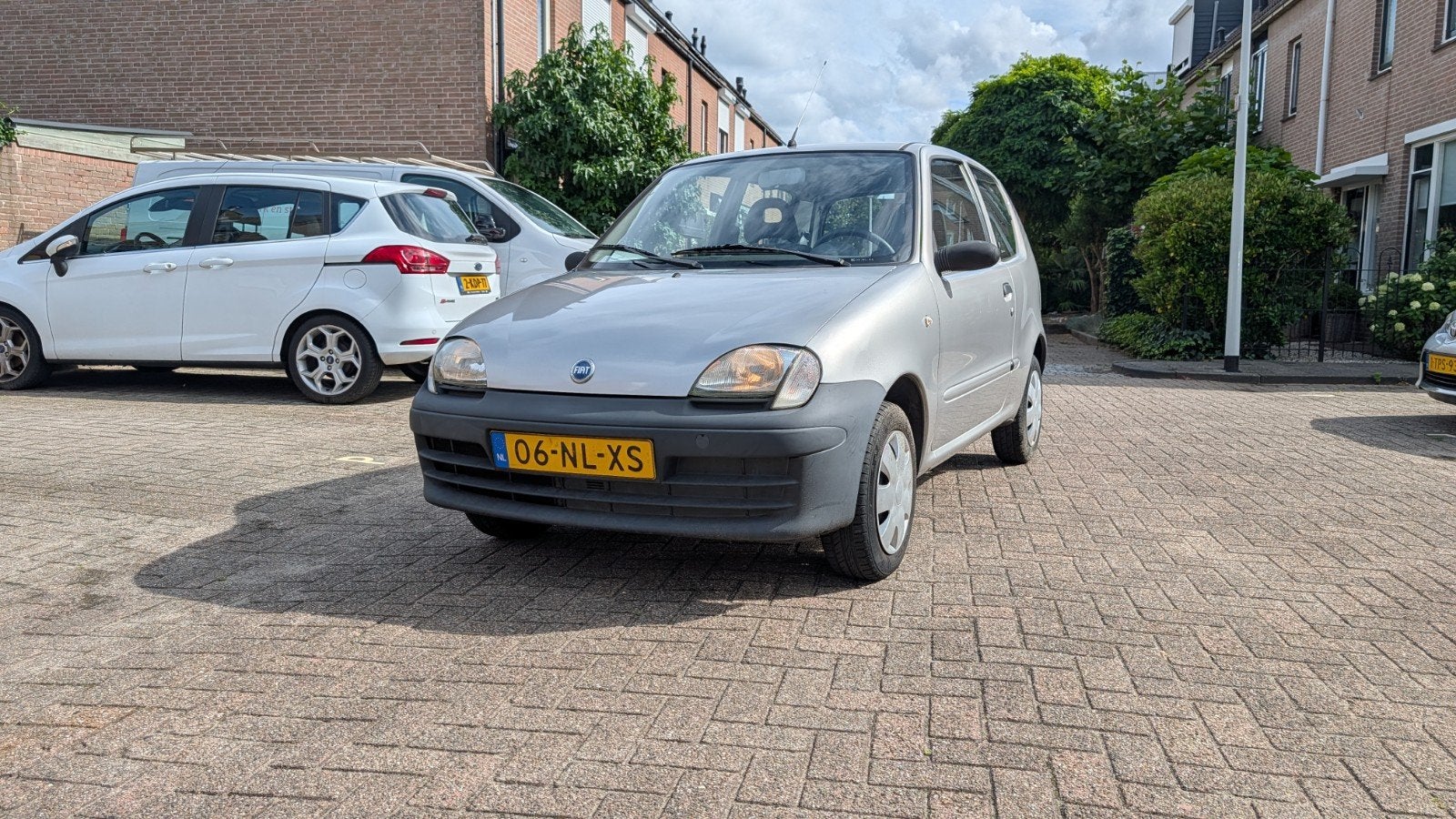 Fiat Seicento 1.1 2003 Grijs, Auto's, Fiat, Voorwielaandrijving, Stof, Origineel Nederlands, 400 kg