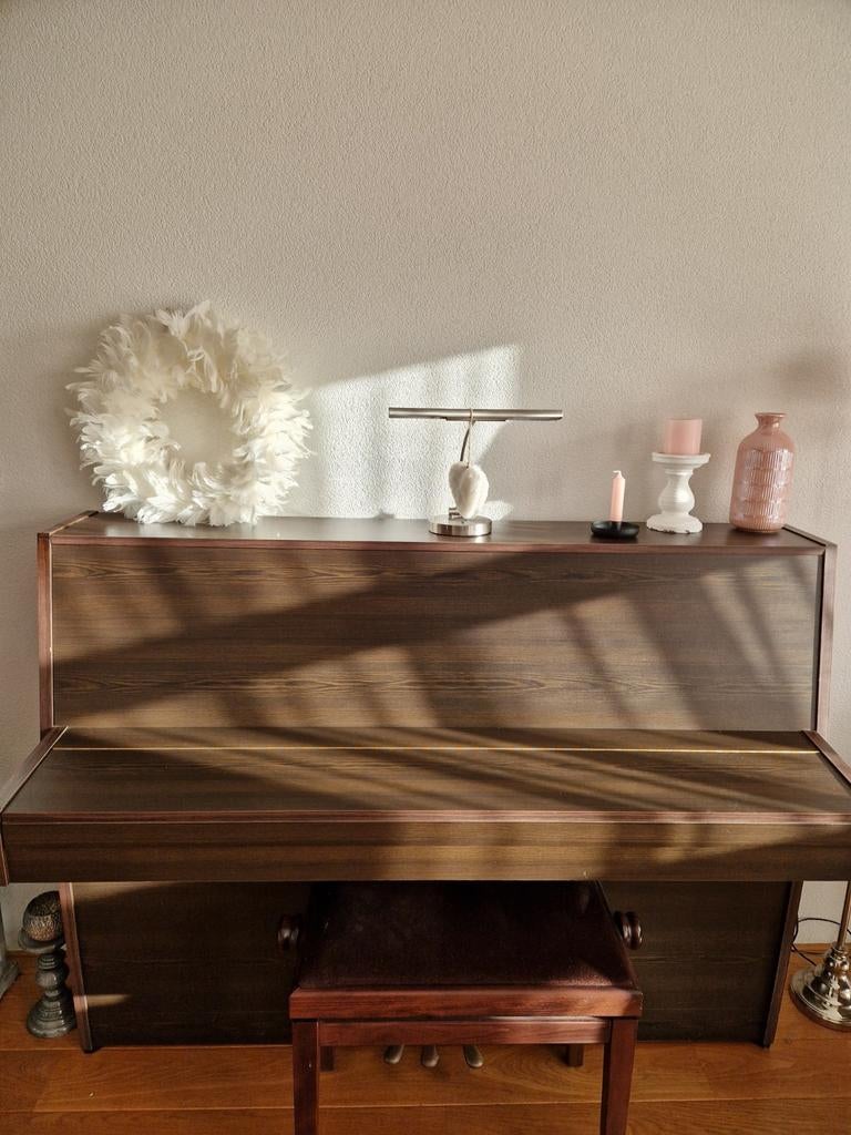 Fazer piano in goede conditie, jaarlijks gestemd, Ophalen of Verzenden, Gebruikt, Bruin, Piano