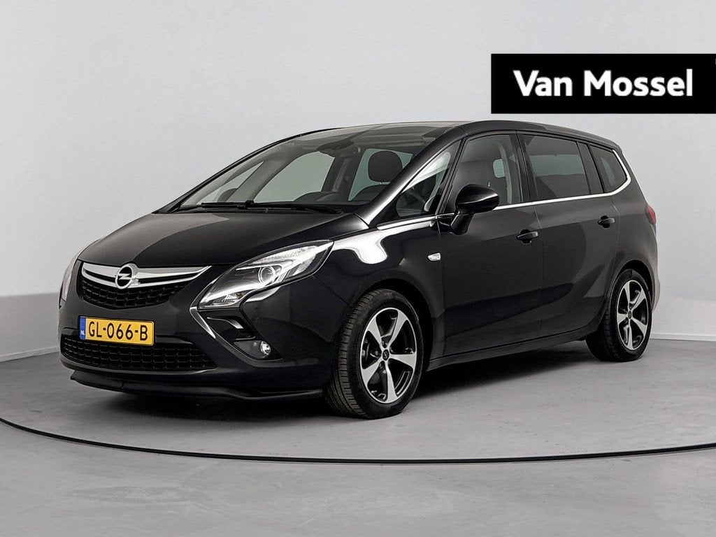 Opel Zafira Tourer 1.4 Business+ 7p. Electronic Climate Cont, Auto's, Opel, Stof, Gebruikt, Zwart, 4 cilinders