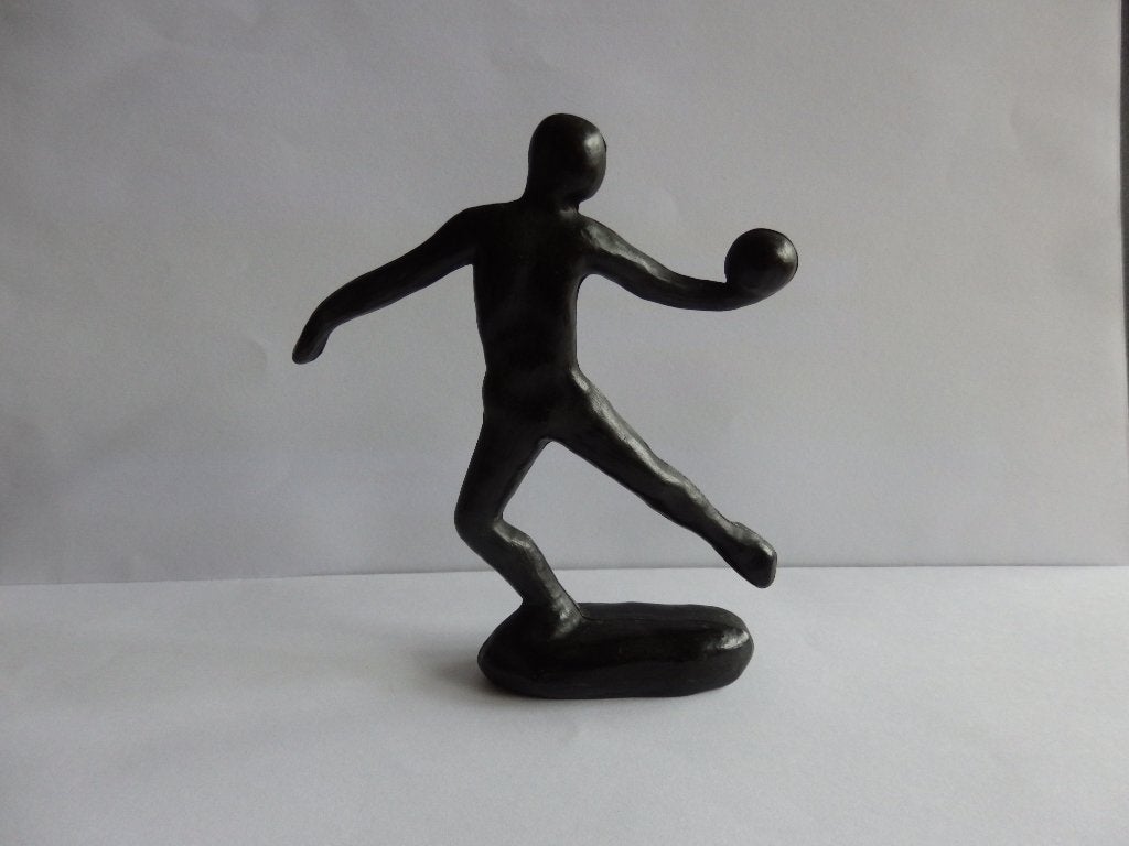 Sport beeldje Kogel Werper Kogelstoten Beeld, Ophalen of Verzenden, Zo goed als nieuw, Mens