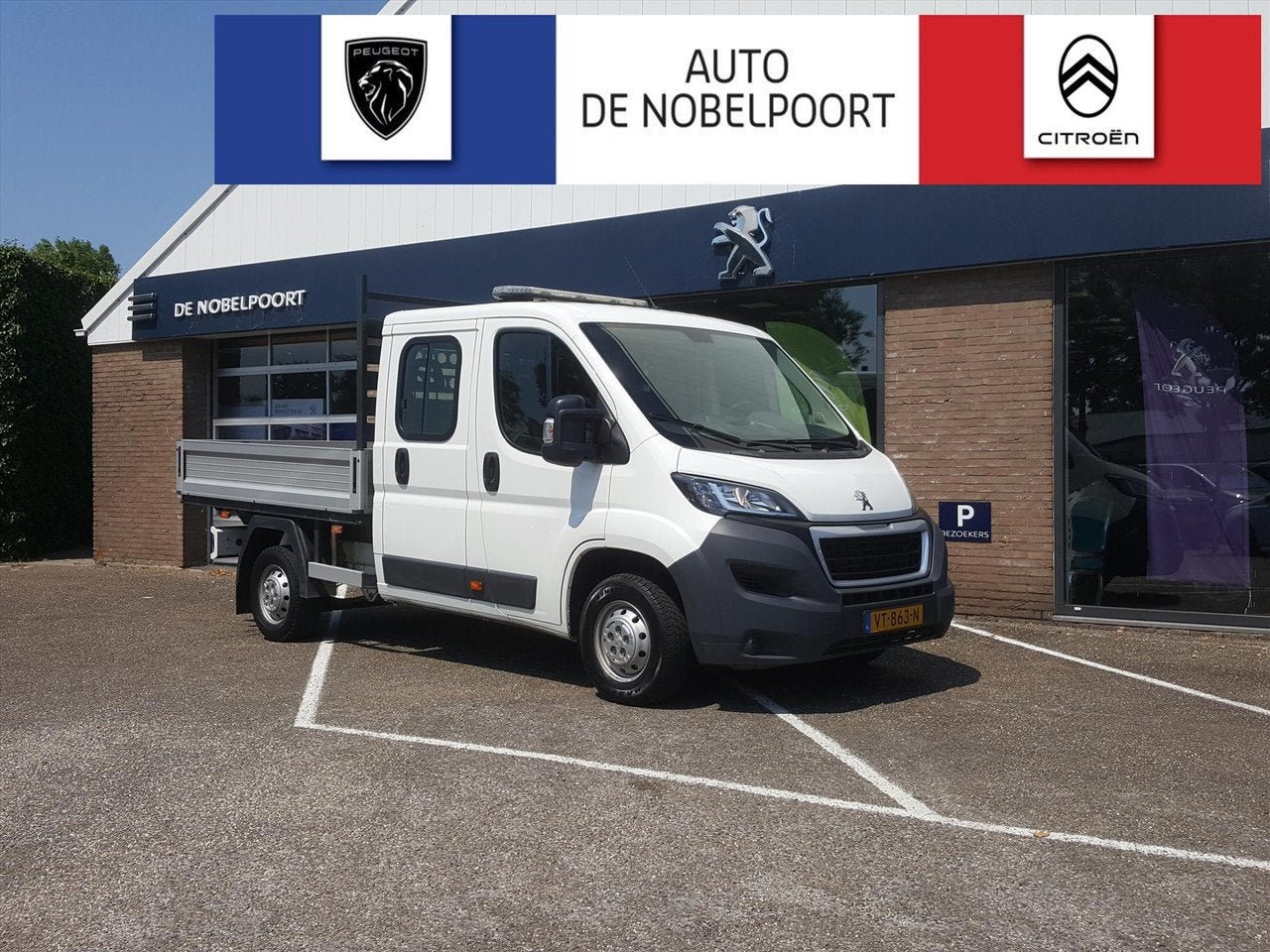 Peugeot Boxer CHASSISDUBBELCABINE 3500KG 2.2HDI-130PK Dubbel, Gebruikt, 4 cilinders, 7 stoelen, Multifunctioneel stuurwiel