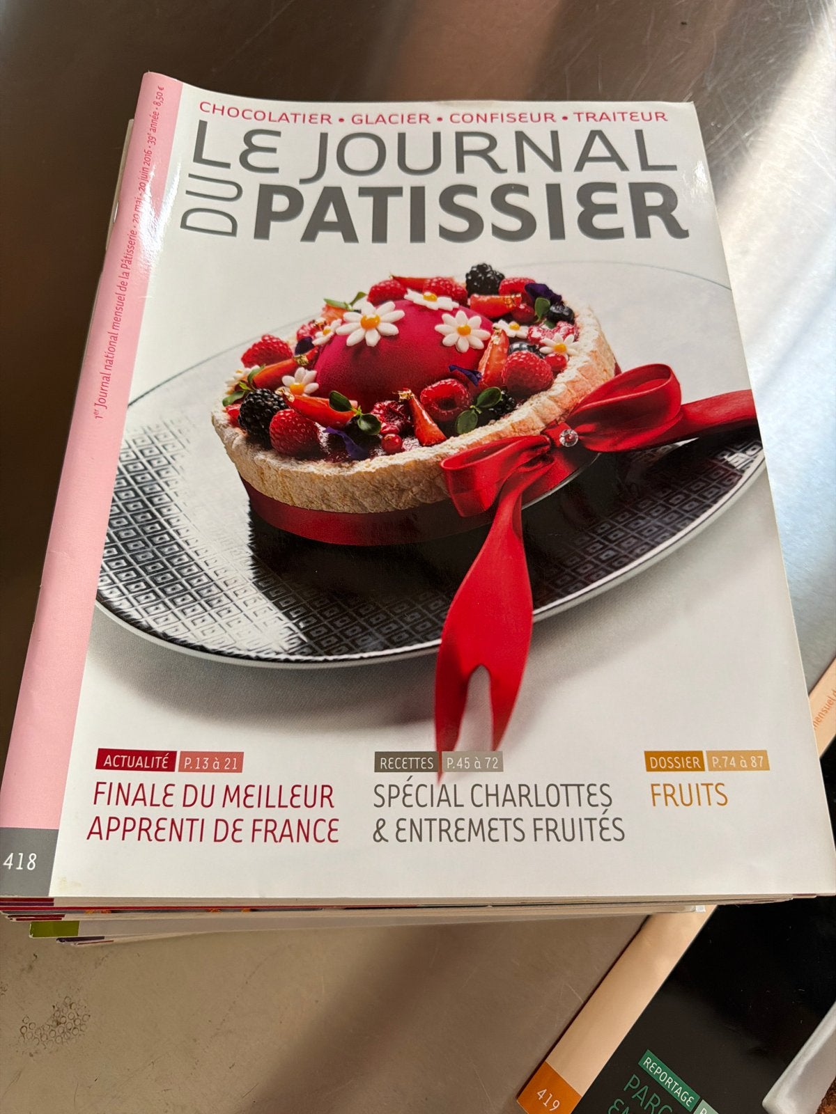 Le Journal du Pâtissier - Nummer 398 tm 419, Ophalen of Verzenden, Zo goed als nieuw, Overige typen