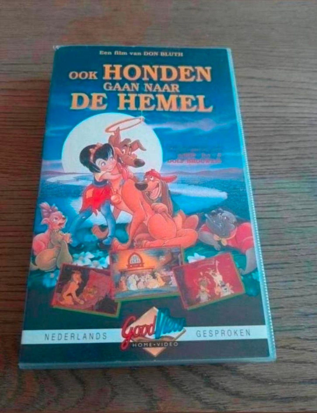 Ook Honden gaan naar de Hemel videoband., Gebruikt, Tekenfilm, Alle leeftijden, Ophalen of Verzenden