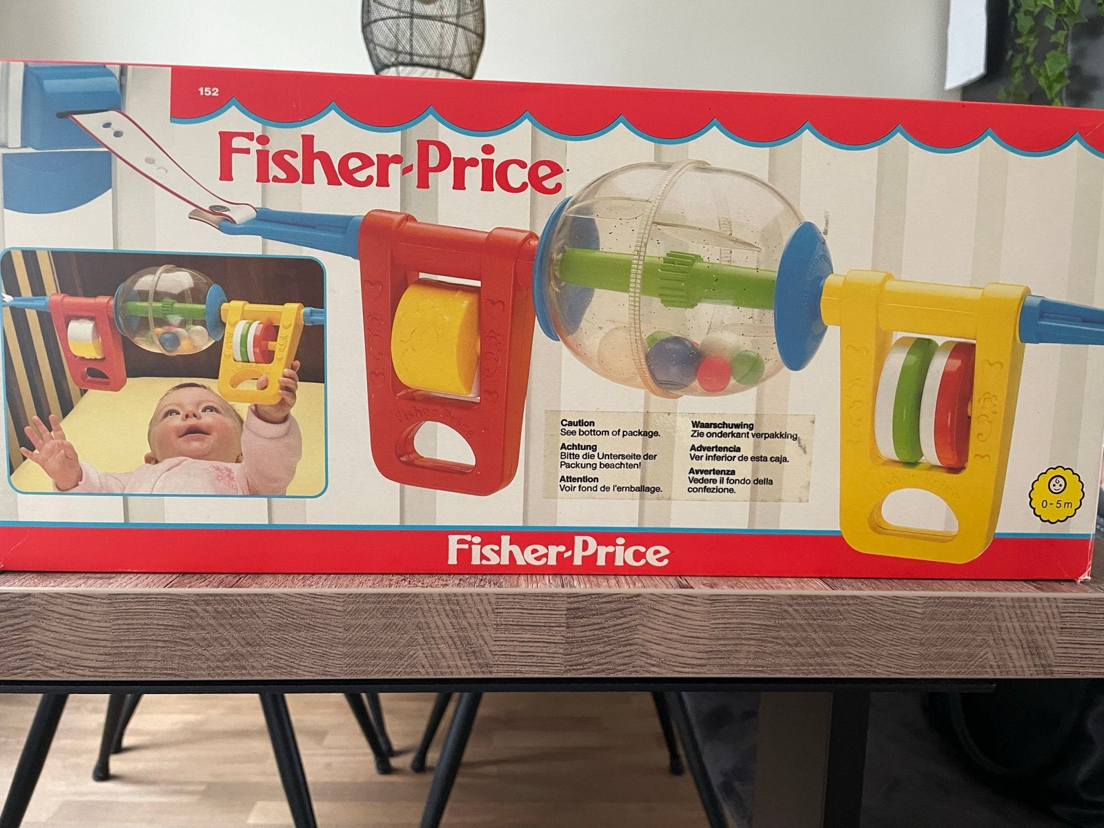 Fisher-Price Baby Gym - Speelplezier voor 0-5 maanden, Ophalen, Zo goed als nieuw, Overige typen, Met geluid