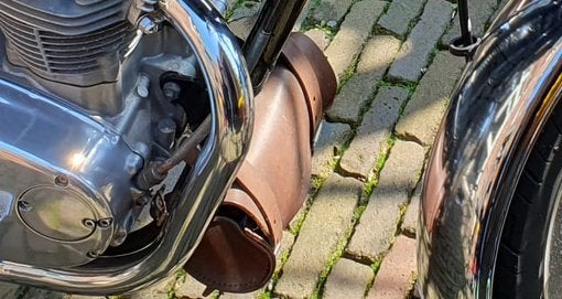 Leren motortas voor slot stuurtas mooie Dikke kwaliteit, Ophalen of Verzenden, Gebruikt