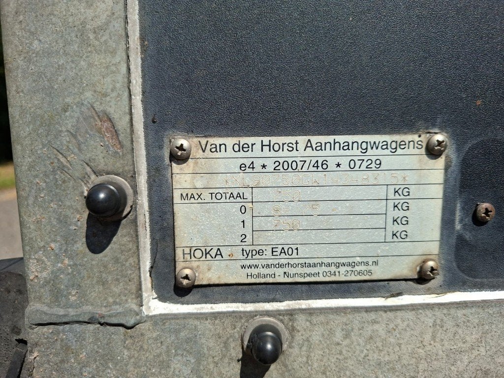 Dichte aanhanger, Auto diversen, Aanhangers en Bagagewagens, Ophalen, Gebruikt