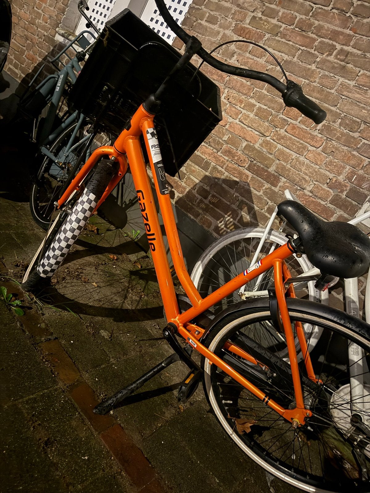 Gazelle transportfiets - Oranje - Zo goed als nieuw, Ophalen, Velgrem, Versnellingen, Zo goed als nieuw