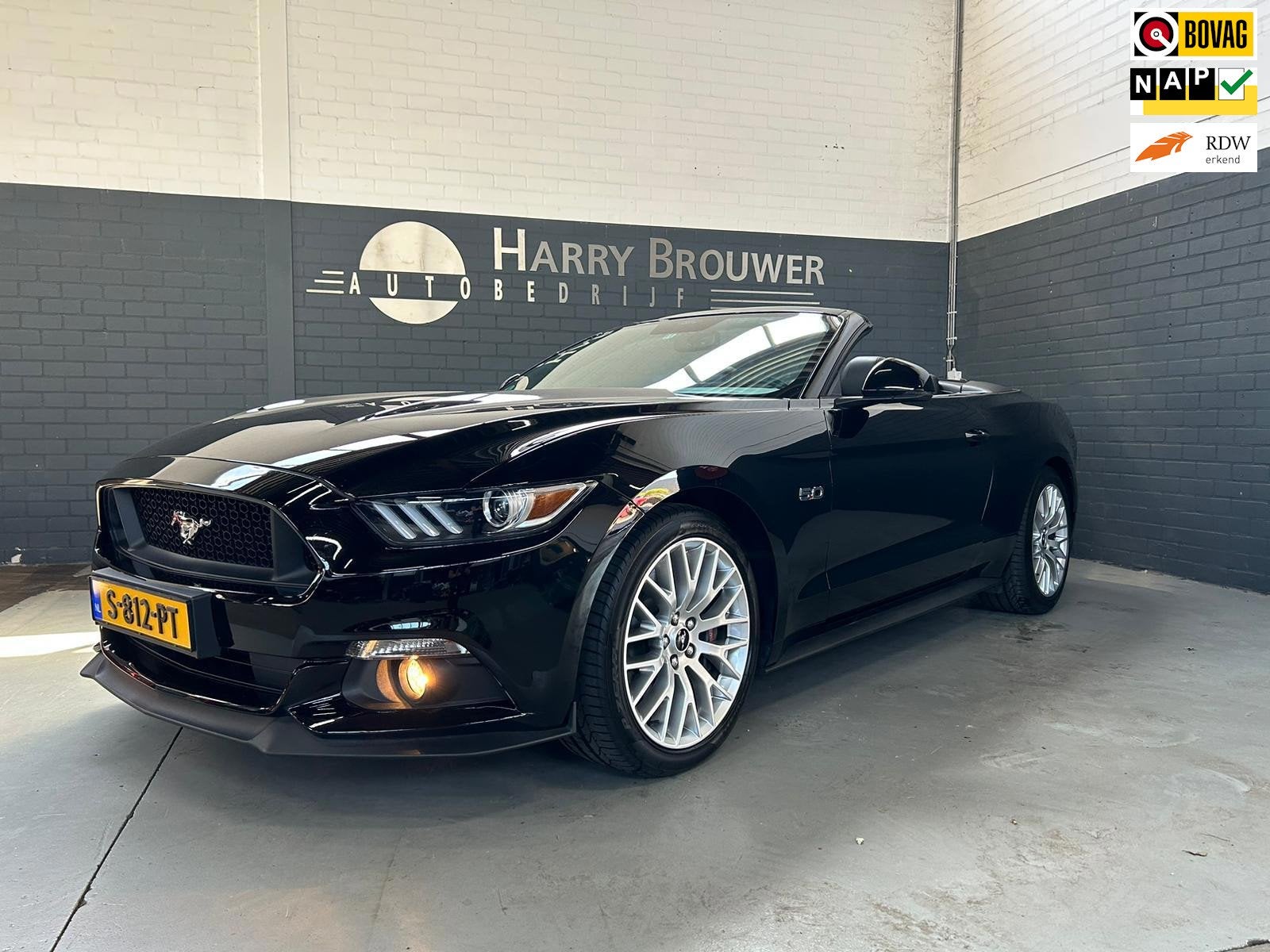 Ford Mustang Convertible 5.0 GT Automaat, geen USA import, 1, Automaat, Achterwielaandrijving, Gebruikt, Cabriolet
