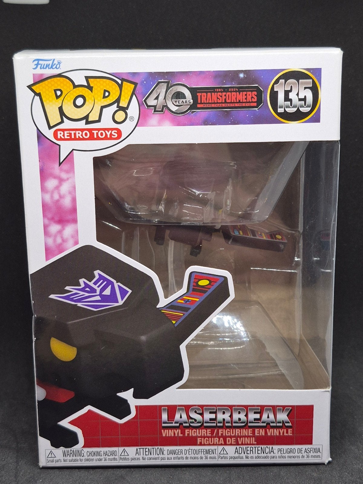Laserbeak Funko Pop - Transformers Retro Toys #135, Ophalen of Verzenden
