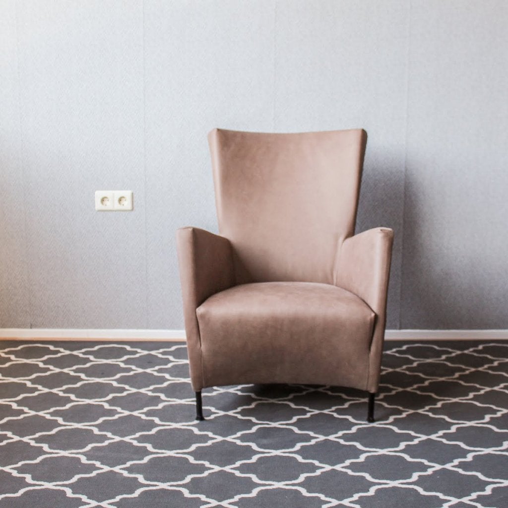 Montis Windy fauteuil - beige/taupe, Huis en Inrichting, Niet ingevuld, Zo goed als nieuw, Niet ingevuld, Niet ingevuld