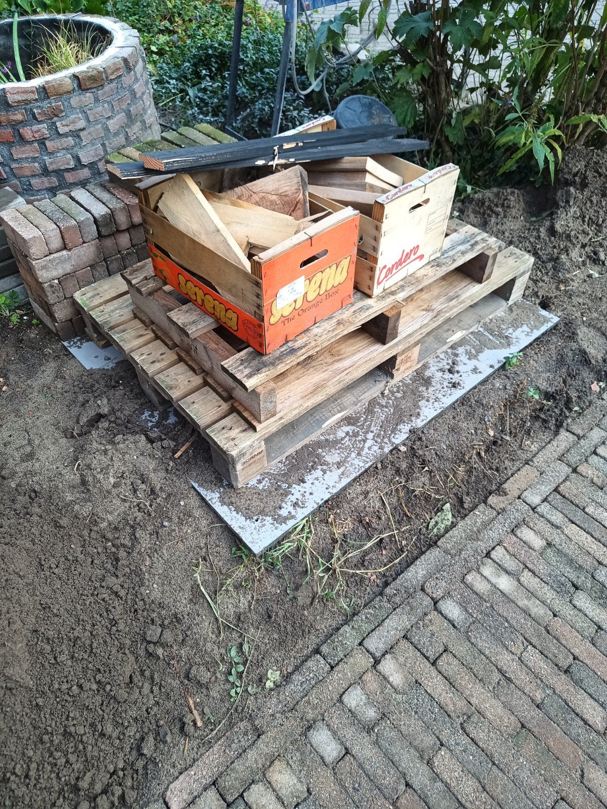 gratis kachel hout voor een zak snoep, Minder dan 3 m³, Ophalen