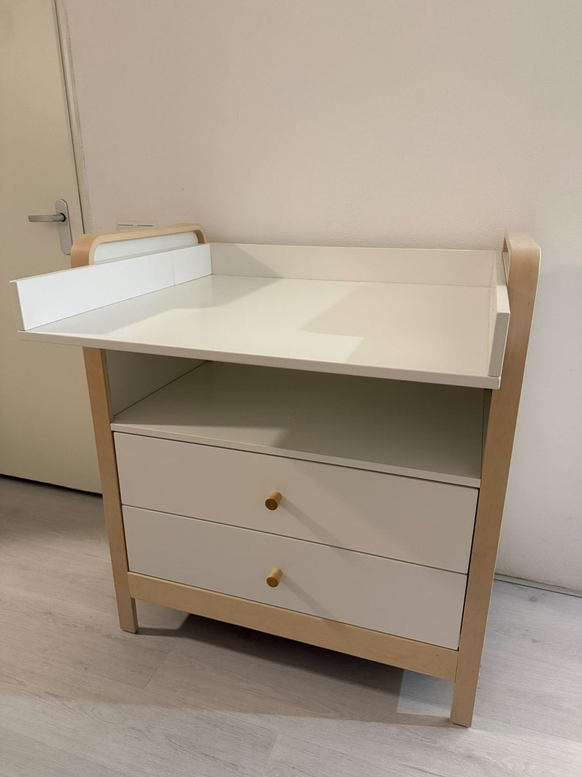 ÄLSKVÄRD commode met 2 lades en opstaande rand, Gebruikt, 50 tot 70 cm, Ophalen of Verzenden, 75 tot 100 cm