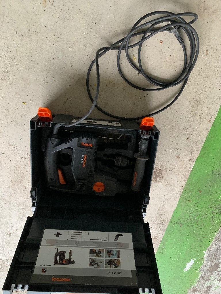 Protool boor hakhamer CHP 26 Plus, Boor- en/of Breekhamer, Ophalen of Verzenden, Klopboormechanisme, Gebruikt