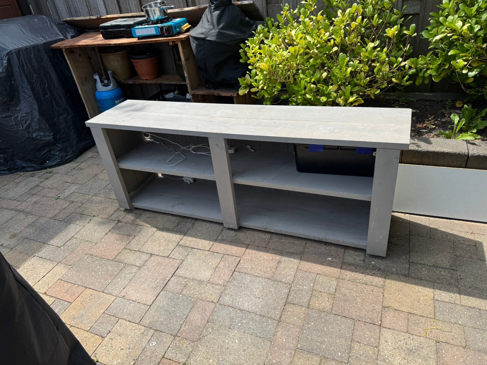 Steigerhout dressoirtje, Huis en Inrichting, Ophalen, Zo goed als nieuw, 25 tot 50 cm, Minder dan 100 cm