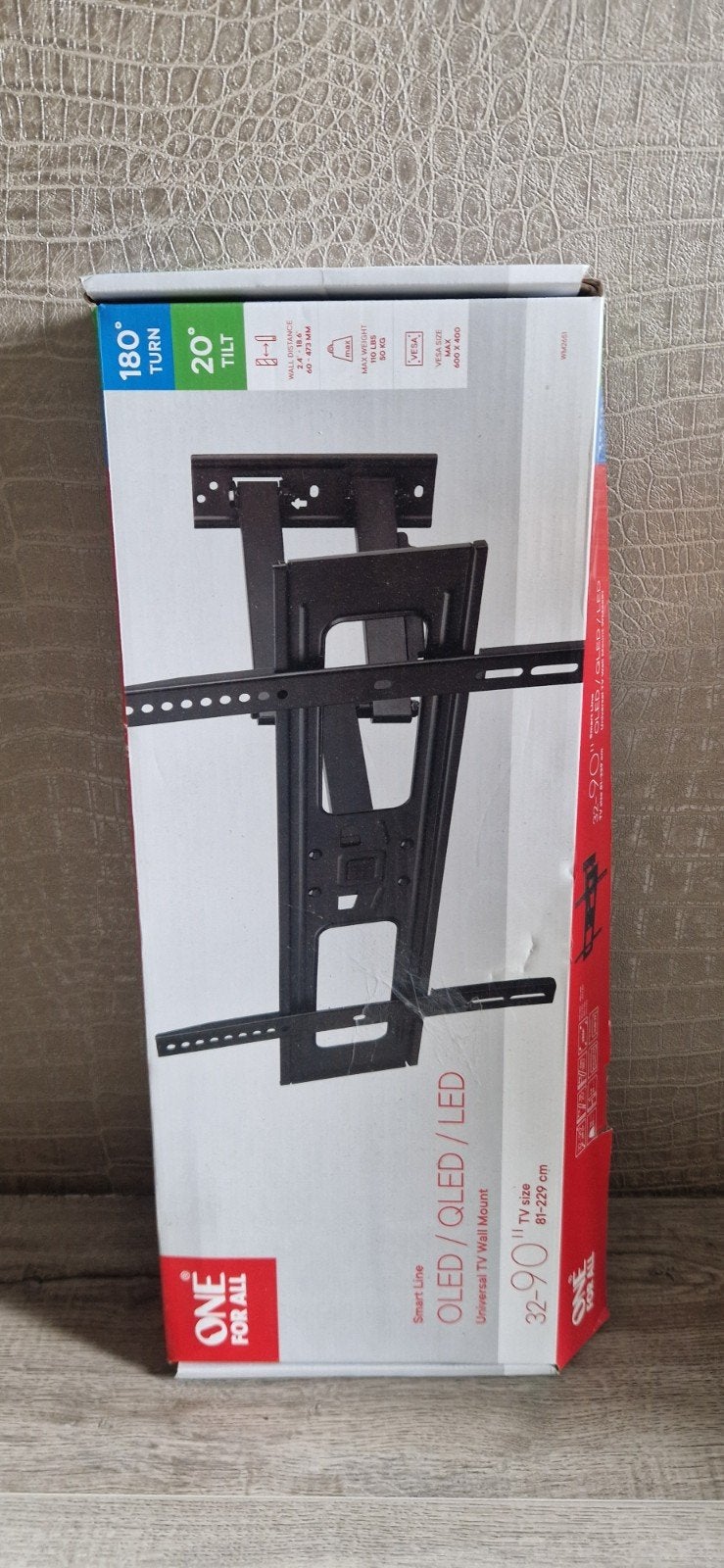 One For All Smart Line Universele TV Muur beugel 32-90 inch