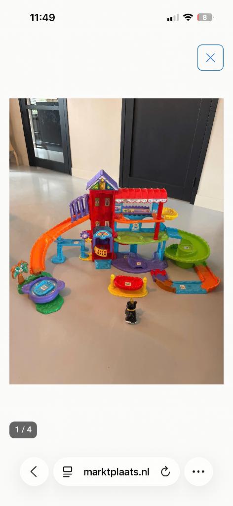 Dierenhotel met kyra kat vtech, Ophalen, Gebruikt, 6 maanden tot 2 jaar