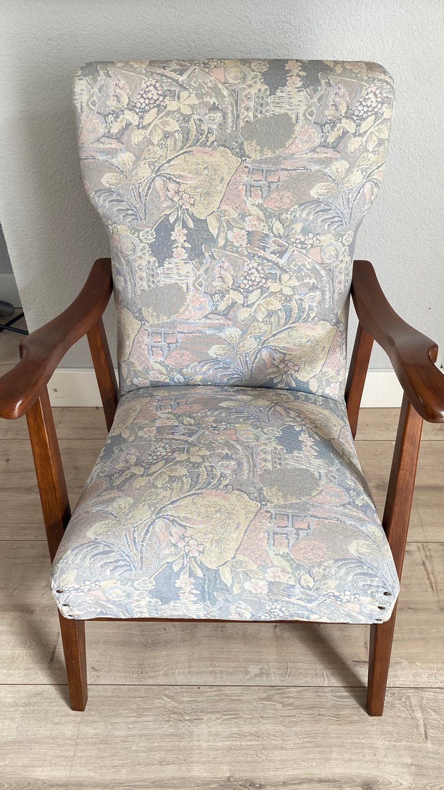 Zeldzame vintage Koene Oberman fauteuil met patent., Ophalen, Gebruikt, Deens, Minder dan 75 cm