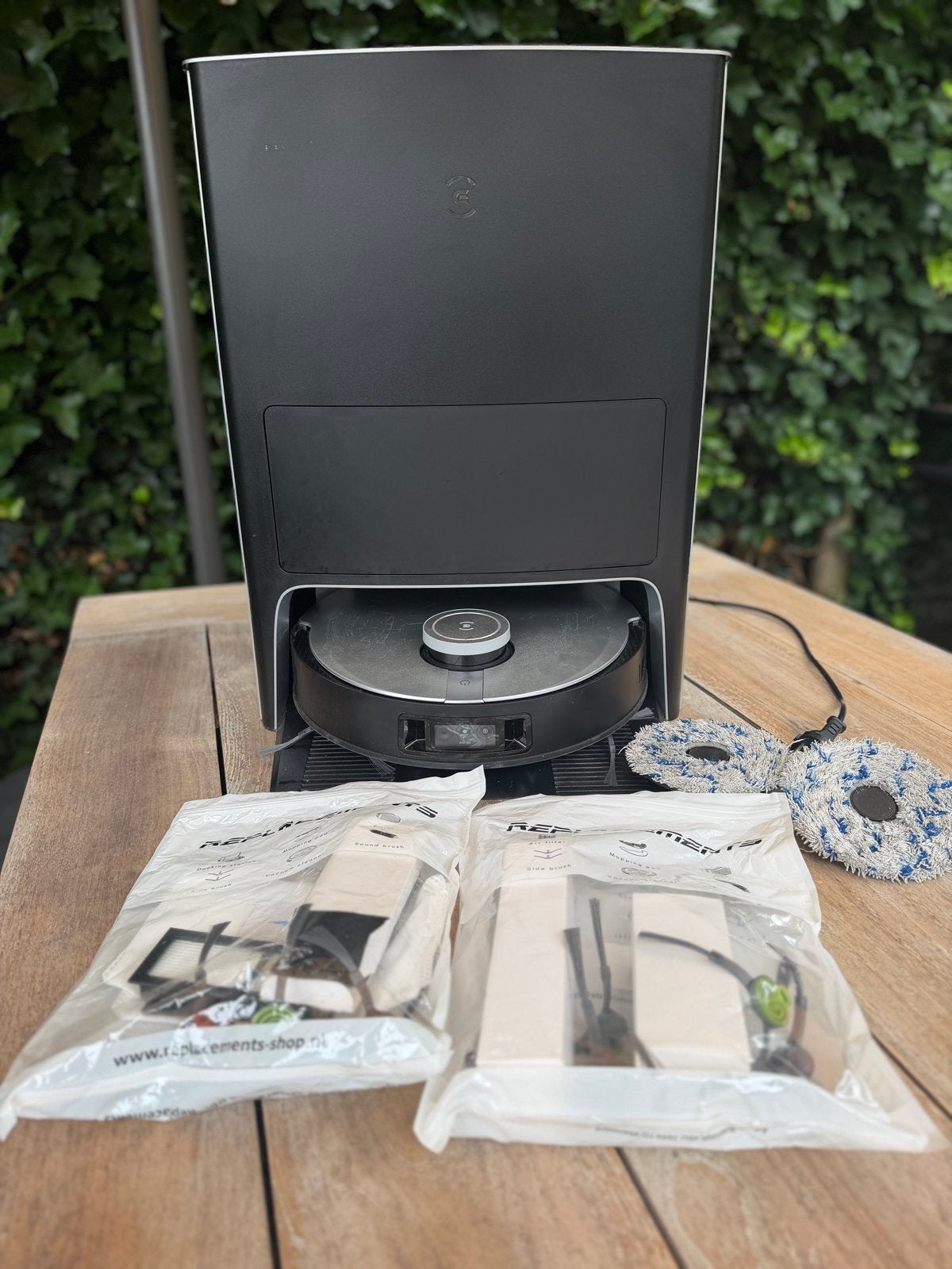 Ecovacs Deebot X1 Omni Robotstofzuiger met Dweilfunctie, Witgoed en Apparatuur, Stofzuigers, Ophalen, Automatisch legen, Robotstofzuiger