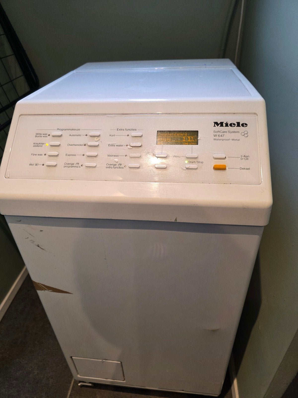 Miele W 647 Bovenlader Wasmachine - SoftCare System, Gebruikt, Info@miele.com, Carl-Miele-Straße 29, 33332 Gütersloh, Duitsland