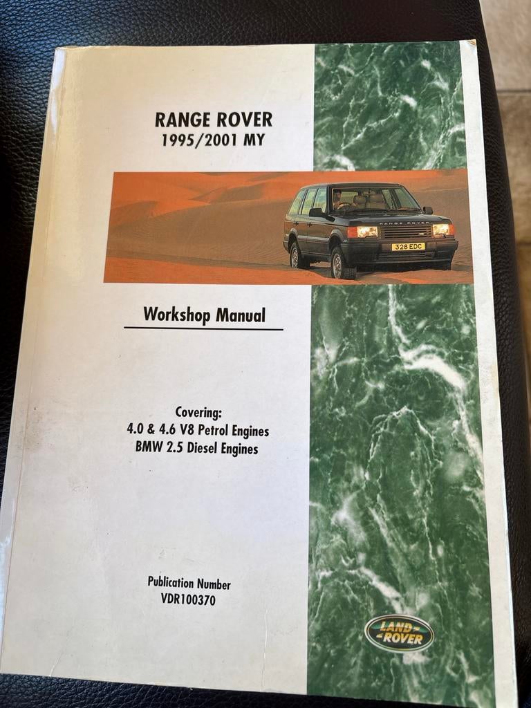 Range Rover Werkplaatshandboek 1995-2001 MY V8 & Diesel, Ophalen of Verzenden