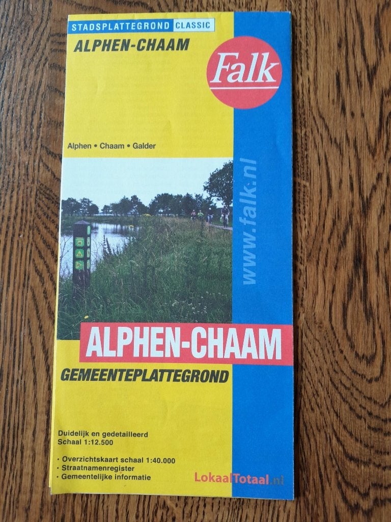 Falk Gemeenteplattegrond + stadsplattegrond Alphen-Chaam, Boeken, Ophalen of Verzenden, 1800 tot 2000, Nederland, Landkaart