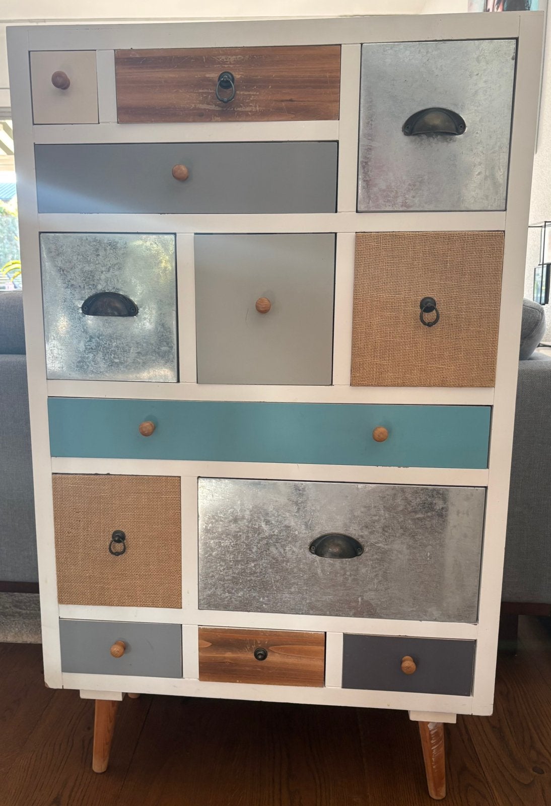 Dressoir/vakken kast, Ophalen, Gebruikt, 5 laden of meer, 100 tot 150 cm