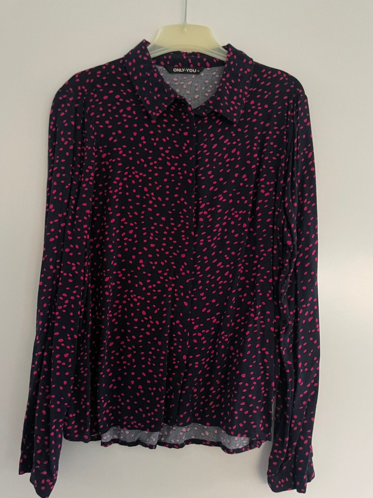 Blouse met stippen van only you maat 36, Overige kleuren, Ophalen of Verzenden, Zo goed als nieuw, Maat 36 (S)