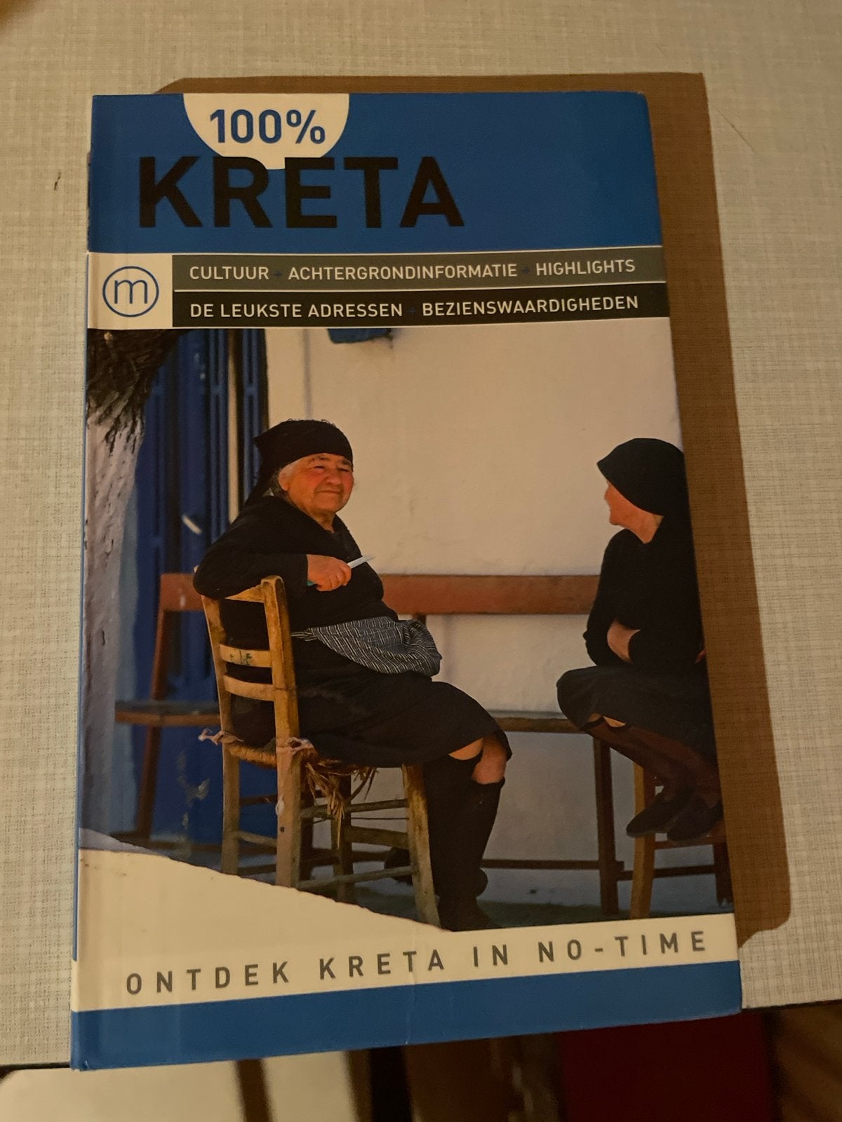 100% Kreta Reisgids - Ontdek Kreta in No-Time, Europa, Ophalen of Verzenden, Reisgids of -boek, Gelezen