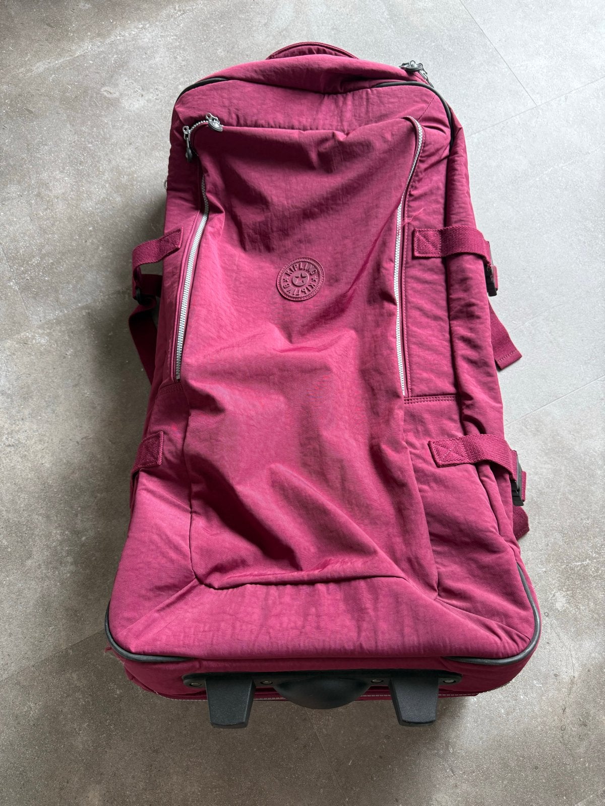 Kipling reistas met wieltjes - 95 liter inhoud, Ophalen, 30 cm of meer, Gebruikt, Overige kleuren