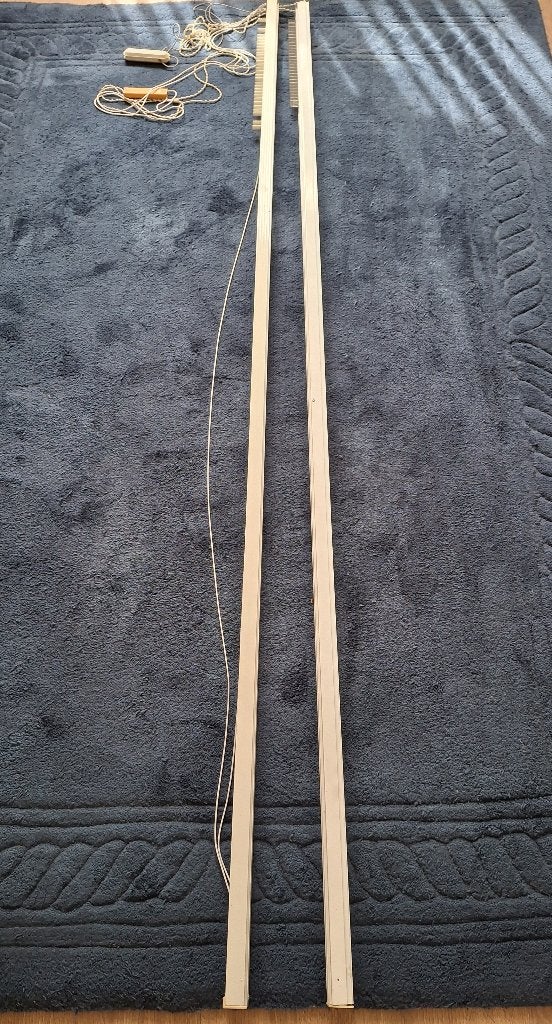 2 Rails voor verticale lamellen 229 cm breed, Huis en Inrichting, Ophalen, Lamellen, Kunststof