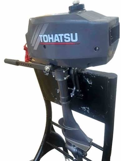 Tohatsu 3.5pk 2-stroke buitenboordmotor (slechts 12.5 kg), Ophalen, Gebruikt, 5 tot 10 pk, Buitenboordmotor