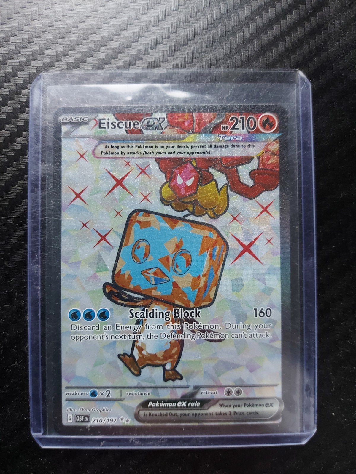 Eiscue EX, Ophalen, Zo goed als nieuw, Losse kaart, Foil
