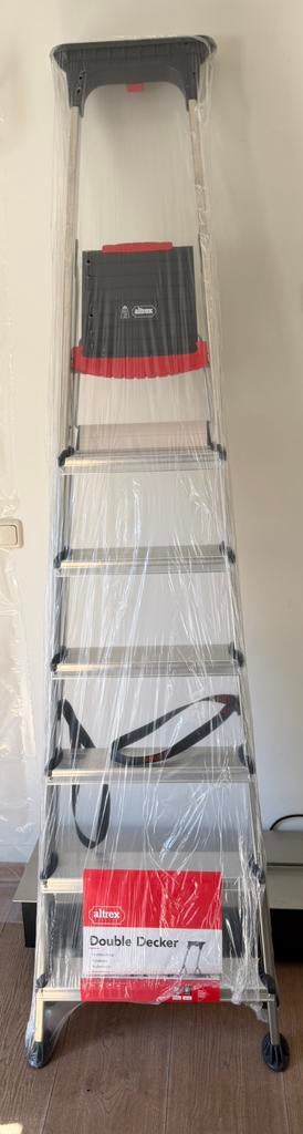 Altrex Huishoudtrap Double Decker 7 treden *NIEUW*, Doe-het-zelf en Verbouw, Ladders en Trappen, Ophalen