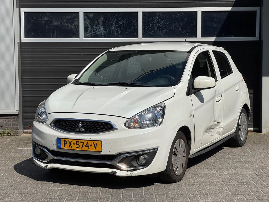 Mitsubishi Space Star 1.0 Cool+ Airco, NAP, Voorwielaandrijving, Gebruikt, Euro 6, Wit