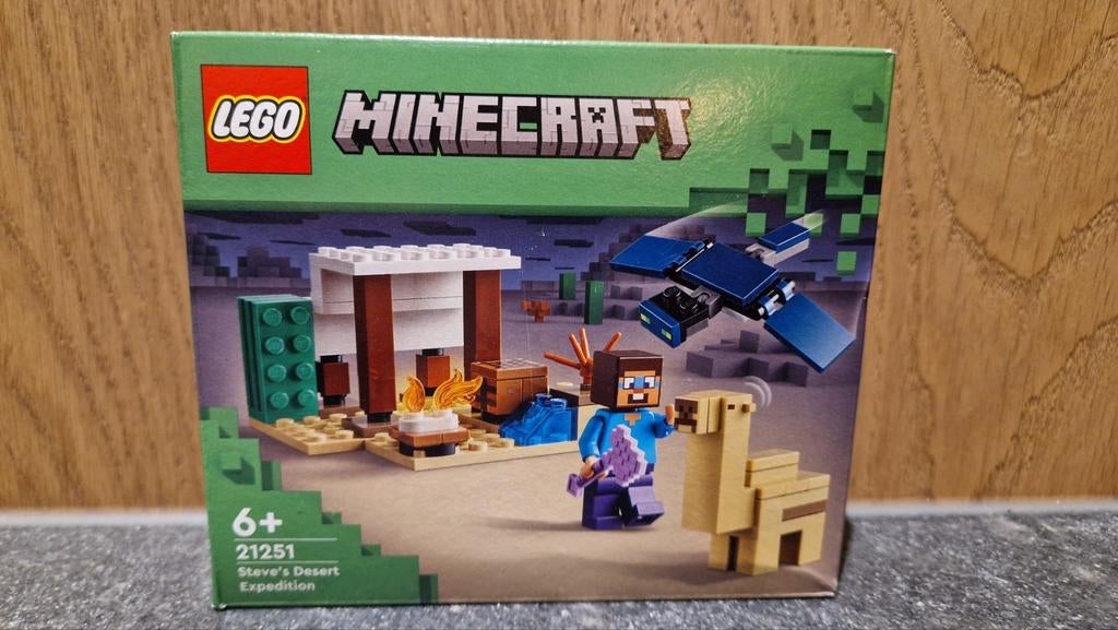LEGO Minecraft Steve's Dessert Expedition 21251 Sealed, Minecraft, Nieuw, Ophalen of Verzenden, Complete set